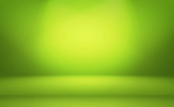 Зеленый градиент абстрактный фон пустая комната с местом для текста и изображения.