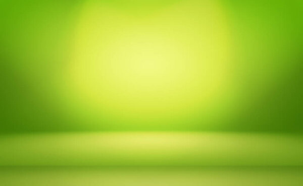 Зеленый градиент абстрактный фон пустая комната с местом для текста и изображения.