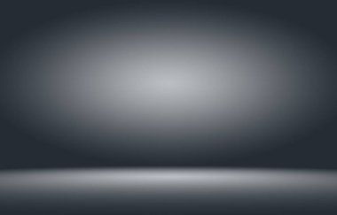 Boş beyaz ve gri stüdyo arkaplanı