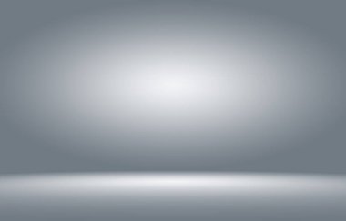 Boş beyaz ve gri stüdyo arkaplanı