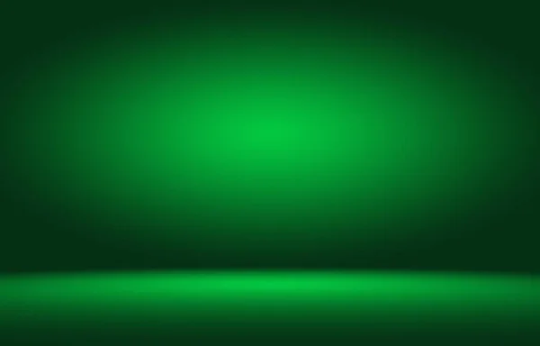 Verde e luz verde desfoque gradiente fundo — Fotografia de Stock