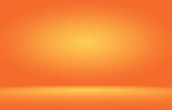 พื้นหลังสตูดิโอถ่ายภาพสีส้มแนวตั้งกับ vignette อ่อน พื้นหลังที่อ่อนนุ่ม พื้นหลังสตูดิโอผ้าใบสี . — ภาพถ่ายสต็อก