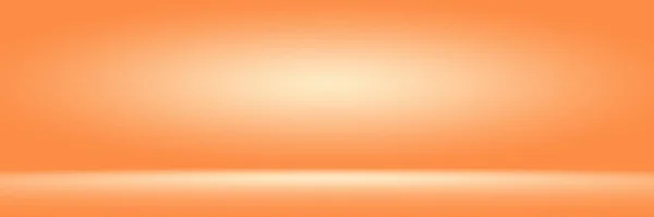 Orange photographic studio background vertical with soft vignette. Soft gradient background. Painted canvas studio backdrop. — Stock Photo, Image