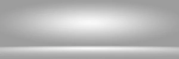 Boş beyaz ve gri stüdyo arkaplanı — Stok fotoğraf