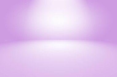 Stüdyo Arkaplan Konsepti - ürün için soyut boş ışık gradyanı mor stüdyo odası arka planı.