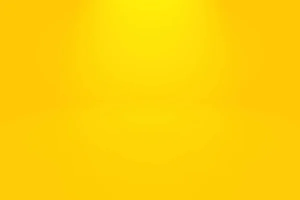 พื้นหลังสตูดิโอเกรเดียนสีเหลืองส่องแสง . — ภาพถ่ายสต็อก