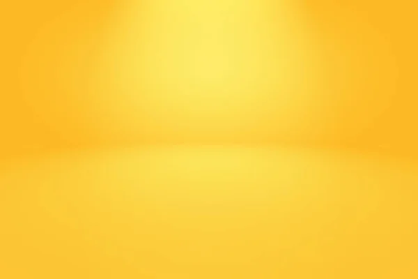 Magie abstraktní měkké barvy zářící žluté gradient studio pozadí. — Stock fotografie
