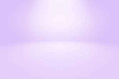 Stüdyo Arkaplan Konsepti - ürün için soyut boş ışık gradyanı mor stüdyo odası arka planı.