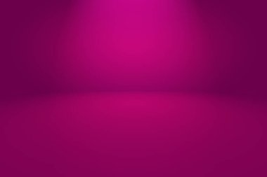 Stüdyo Arkaplan Konsepti - ürün için soyut boş ışık gradyanı mor stüdyo odası arka planı.