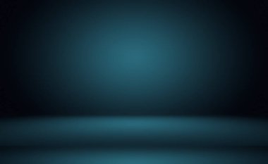 Soyut Lüks Derece Mavi arka plan. Siyah vignette Stüdyo Sancağıyla Pürüzsüz Koyu Mavi.