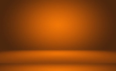 Soyut Turuncu arkaplan tasarımı, stüdyo, oda, web şablonu, düz daire eğimli iş raporu.