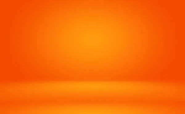 Abstract Projeto de layout de fundo laranja, estúdio, sala, modelo web, relatório de negócios com cor gradiente círculo liso. — Fotografia de Stock