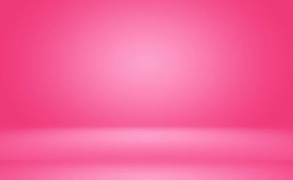 Abstrakt, glatt, lys rosa bakgrunn i studioet, bruk som montasje for visning av produkter, banner, mal. – stockfoto