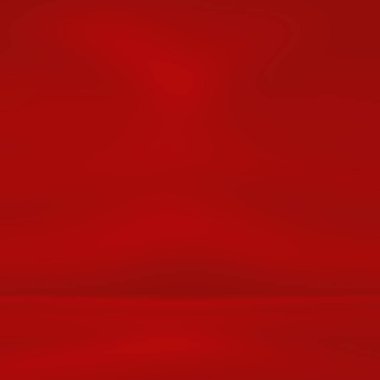 Gradyanı olan soyut kırmızı ışık stüdyo arkaplanı.