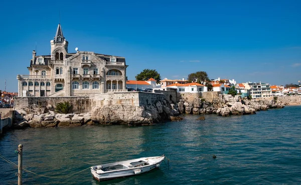 Вид Море Красивого Города Кашкайш Португалии — стоковое фото