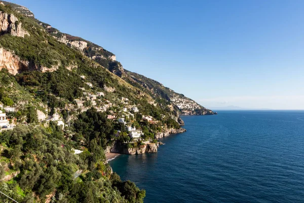 Positano Dorf Der Amalfiküste Italien — Stockfoto