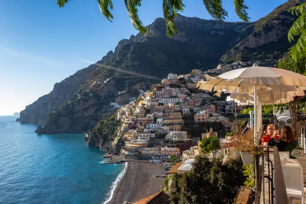 Positano Dorf Der Amalfiküste Italien — Stockfoto