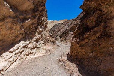 Kum taşı detayları ve manzara. Ölüm Vadisi Ulusal Parkı, Kaliforniya.