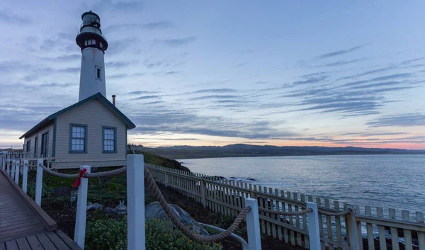 Pigeon Point Lighthouse Califórnia Nascer Sol Estados Unidos — Fotografia de Stock