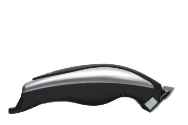 Beyaz arkaplanda saç kırpıcısı izole edildi