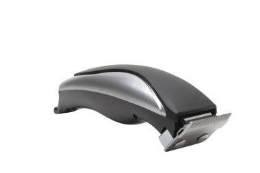 Beyaz arkaplanda saç kırpıcısı izole edildi