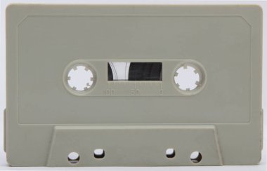 Vintage eski ses kaset beyaz arka plan üzerinde