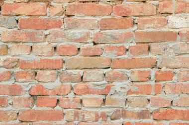 arka plan doku eski duvarların parlak kırmızı tuğla