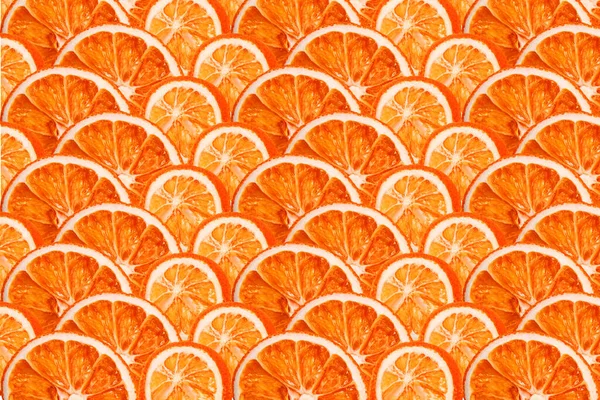 Motif Sans Couture Tranches Orange — Photo