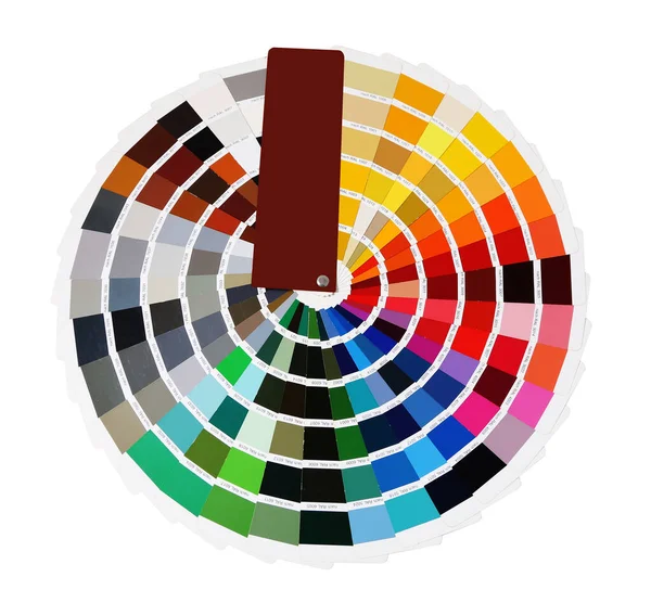 Kollektion Von Farben Auf Weißem Hintergrund — Stockfoto