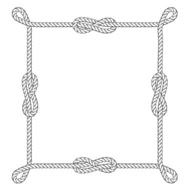 Deniz mili ve döngüler ile ip kare kare