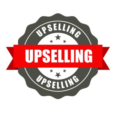 Upselling rozet - Satılık atölye için yuvarlak damga