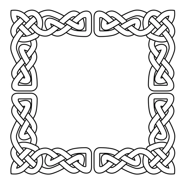 Celtycki ornament bezszwowe krajowych z przeplotem taśmy — Wektor stockowy