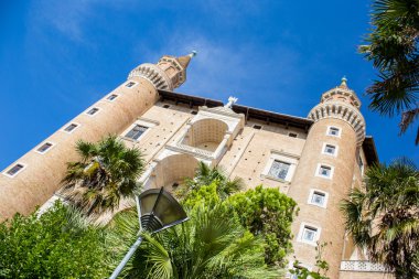 Ducale Sarayı Urbino, Marche, alt açılı