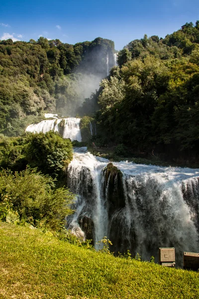 Marmore's waterfalls, Italy — Stock Photo, Image