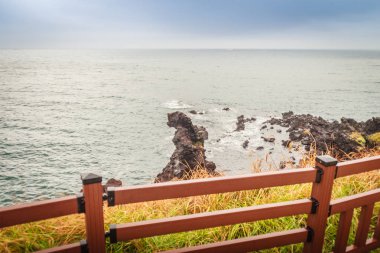 Yongduam olarak da bilinen ejderha kafa rock Jeju Adası, Güney Kore