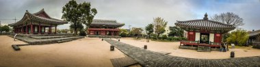 Jeju Mokgwana, en eski kalan bina Panorama görünümünü