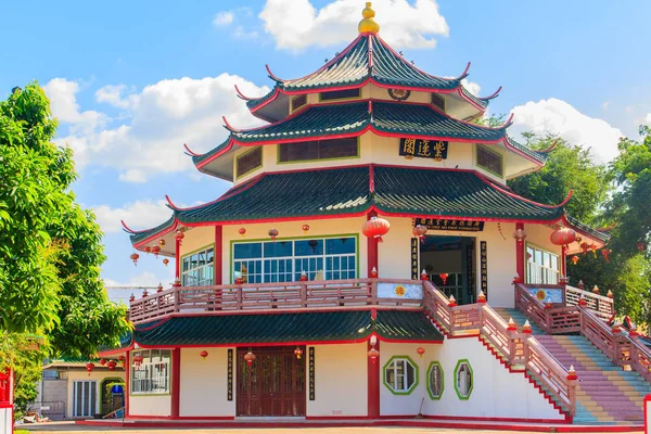 Tekka Chee Nai Khor Foundation, vackra kinesiska paviljongen — Stockfoto