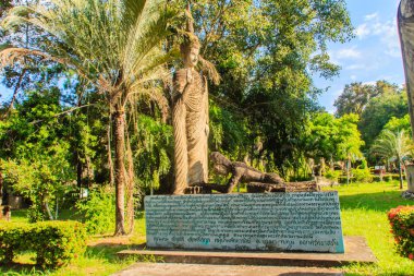 Buda'nın vaaz Pimpa Sala Keoku, dev şarkılar park, Allah'a