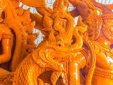 Naga baş imge ile hazırlanmış güzel wax mum 