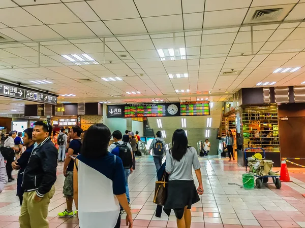 Taiwan Estación Central de Tren de Alta Velocidad (HSR) Taipei . — Foto de Stock