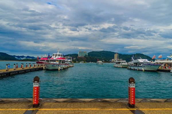 Nantou Taiwan November 2015 Touristen Besuchen Die Schönen Sehenswürdigkeiten Rund — Stockfoto