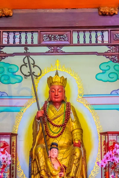 Xuanzang Statue Xuanzang Tempel Der Nähe Des Sonnen Mondsees Kreis — Stockfoto