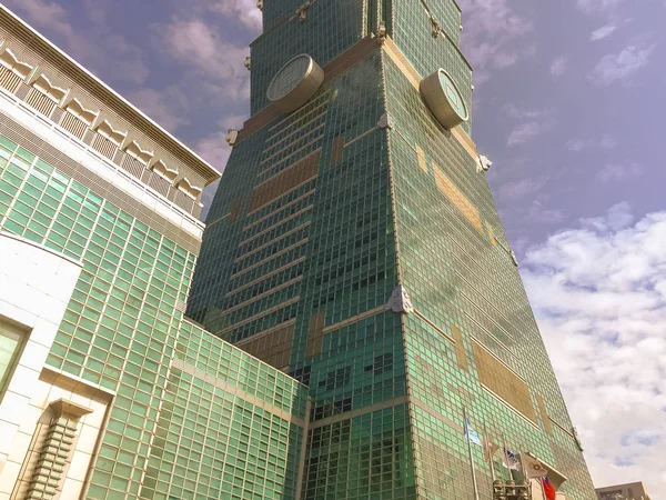 Taipei Taiwán Noviembre 2015 Torre Taipei 101 Vista Desde Parte —  Fotos de Stock