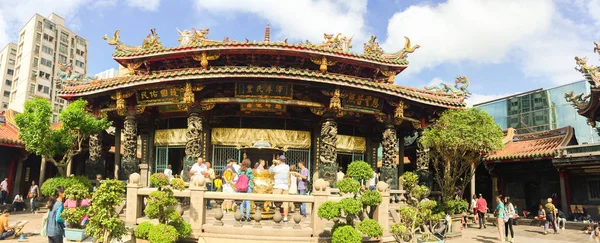 Taipei City Taiwan Novembro 2016 Lungshan Temple Manka Templo Budista — Fotografia de Stock