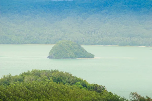 Mooi Uitzicht Vanaf Khao Khad Uitzicht Toren Toeristen Kunnen Genieten — Stockfoto