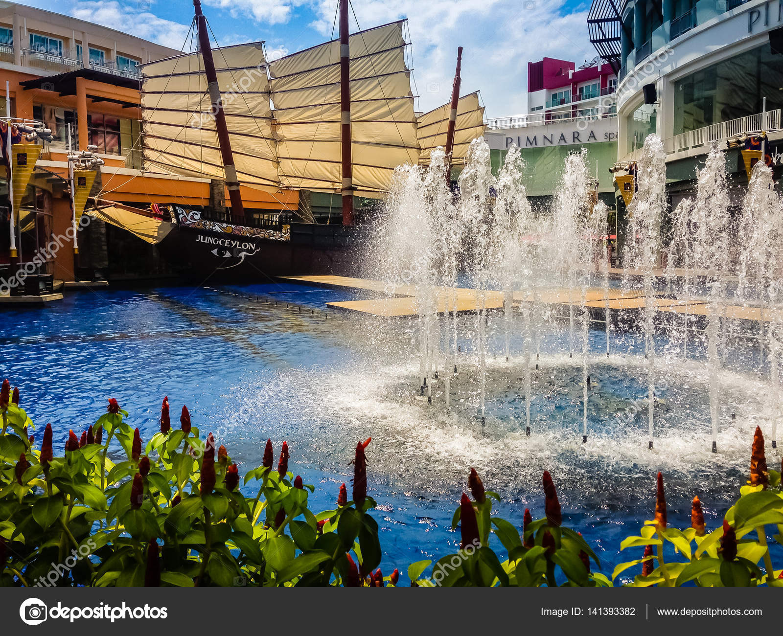 Phuket Thailand February 2015 Jungceylon Shopping Entertainment