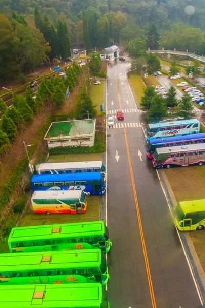 Nantou Taiwan November 2015 Die Sonnenmondsee Seilbahn Ist Eine Landschaftlich — Stockfoto