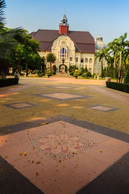 Güzel manzara ve mimari, Phra Ramratchaniwet Sarayı (Wang Ban Peun), eski Kral Rama 5 palace, ana ortak turistik merkezleri: Phetchaburi, Thailand