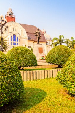 Güzel manzara ve mimari, Phra Ramratchaniwet Sarayı (Wang Ban Peun), eski Kral Rama 5 palace, ana ortak turistik merkezleri: Phetchaburi, Thailand.