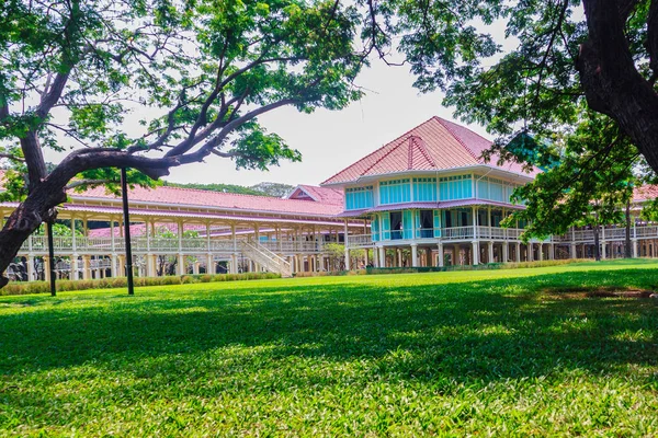 Beautiful Architecture Mrigadayavan Palace Former Royal Residence Tourist Attraction Cha — Stock Photo, Image